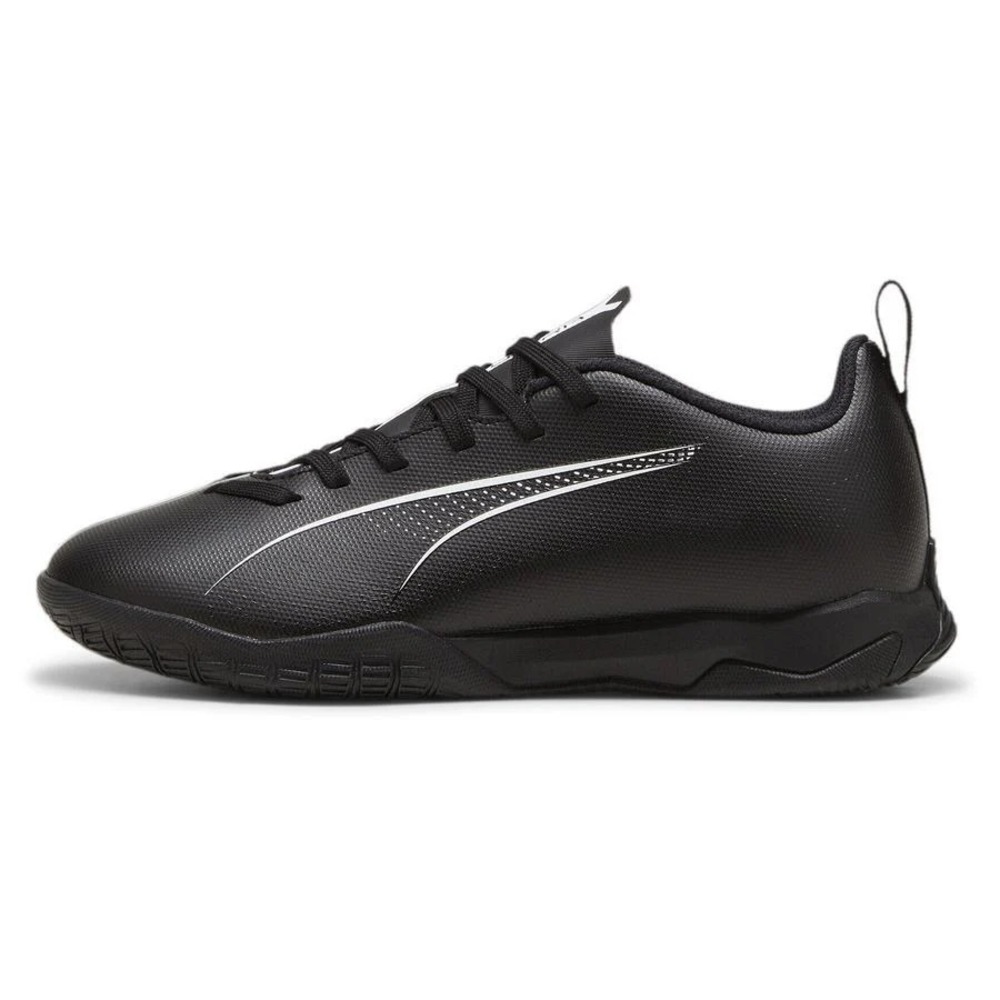 Puma Ultra 5 Play It Jr. Sport Shoes - Black/White, US 6